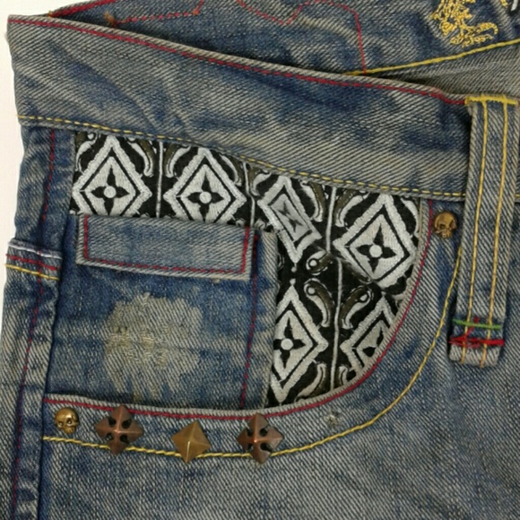 Ruthless art cobra embroidered jeans size 32 - Picture 8 of 8